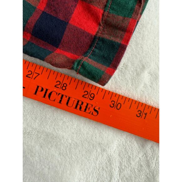 J Crew Factory Red Green Tartan Plaid Pajama Pants Large Christmas Holiday PJs - Picture 8 of 10